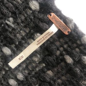 FREE PEOPLE Wool V Neck Tunic Sweater